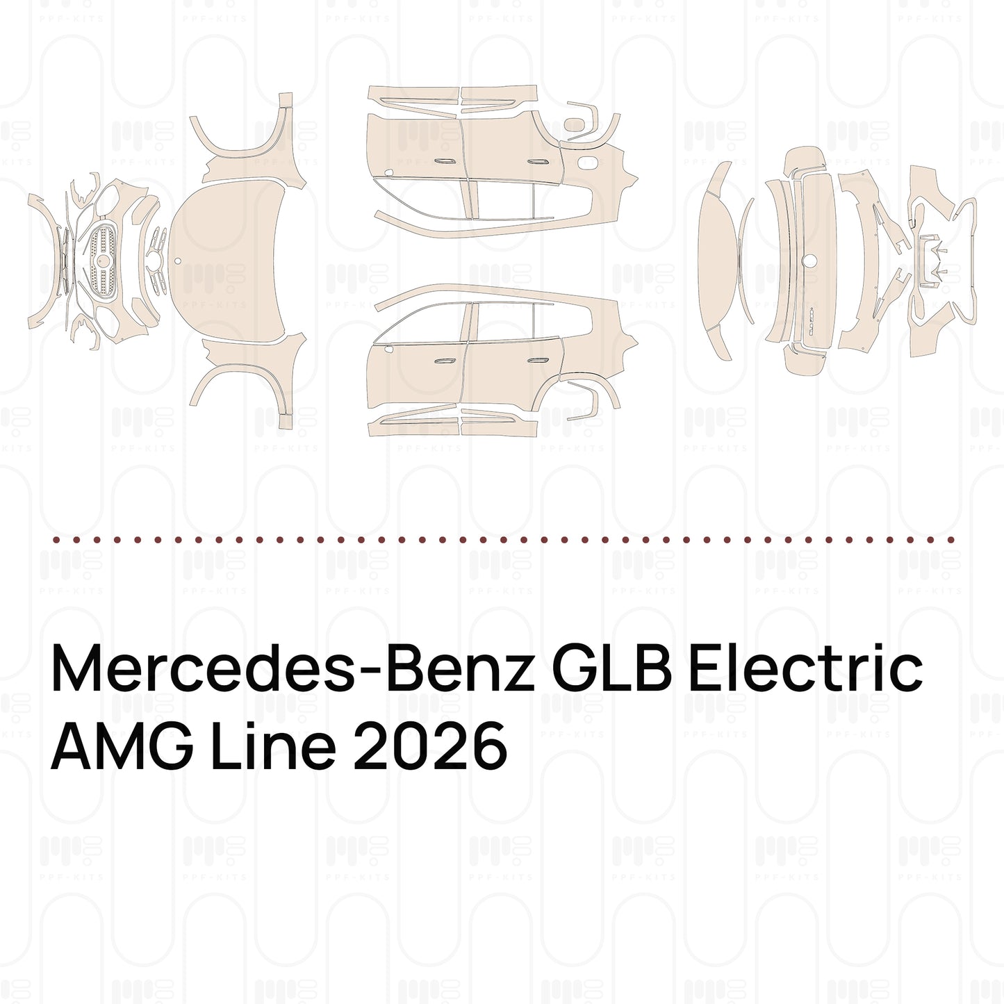 PPF precortado Mercedes-Benz GLB Electric AMG Line 2026