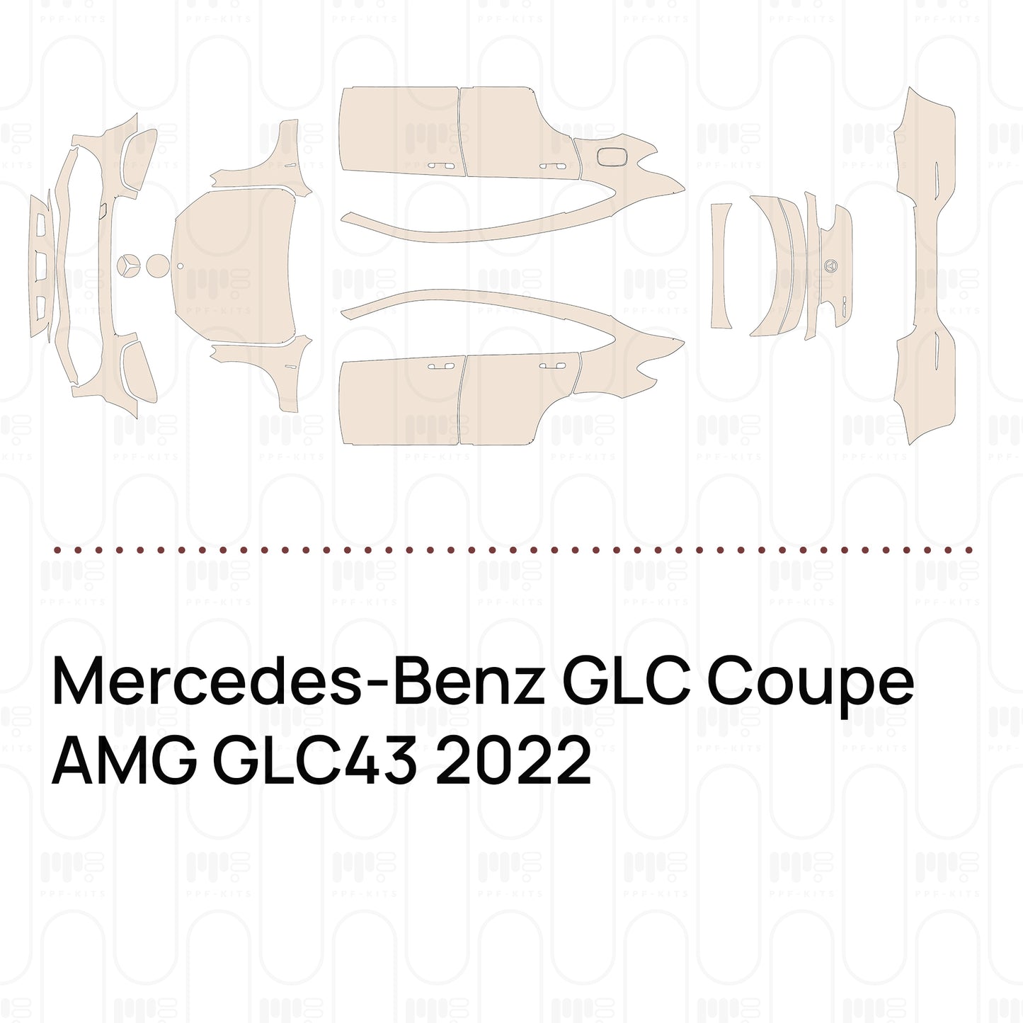 PPF precortado Mercedes-Benz GLC Coupe AMG GLC43 2022