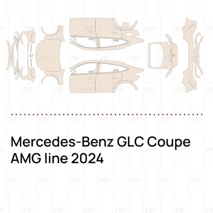 Pre-Cut PPF Mercedes-Benz GLC Coupe AMG line 2024