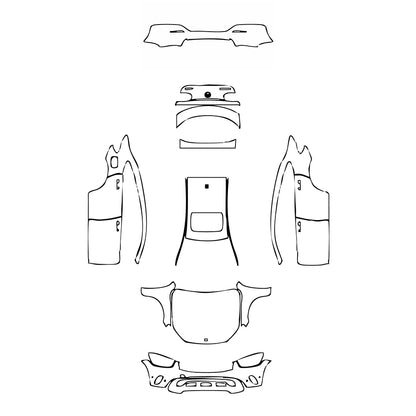 Pre-Cut PPF Mercedes-Benz GLC Coupe Base 2021 - PPF-Kits