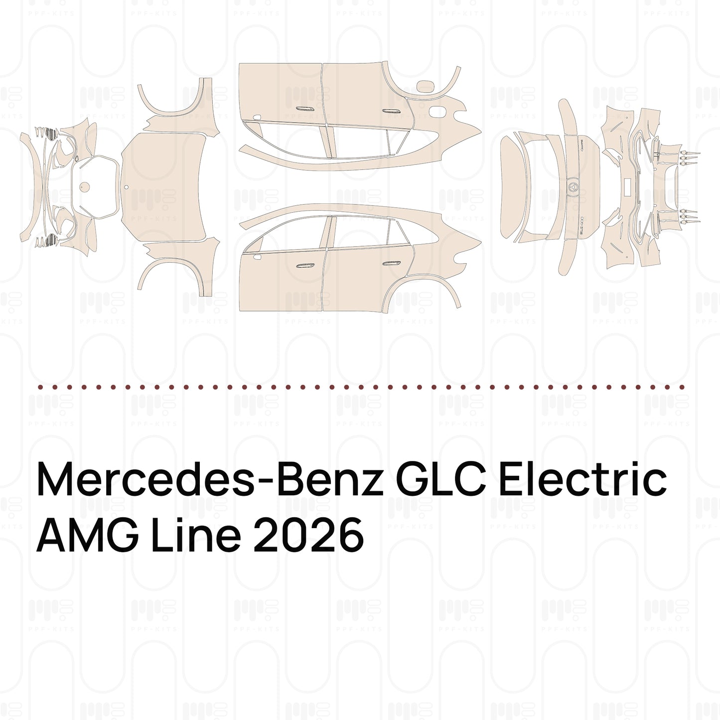 PPF precortado Mercedes-Benz GLC Electric AMG Line 2026