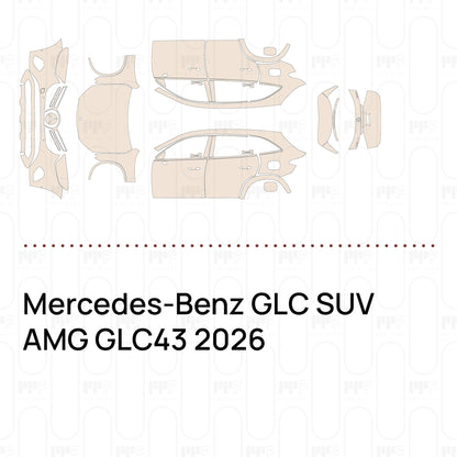 Pre-Cut PPF Mercedes-Benz GLC SUV AMG GLC43 2026