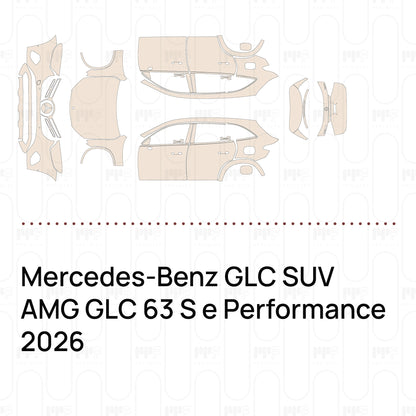 Pre-Cut PPF Mercedes-Benz GLC SUV AMG GLC 63 S e Performance 2026
