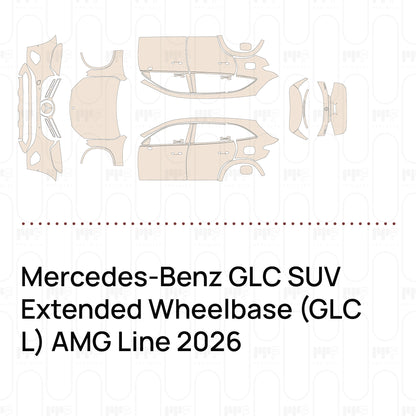 PPF precortado Mercedes-Benz GLC SUV Extended Wheelbase (GLC L) AMG Line 2026