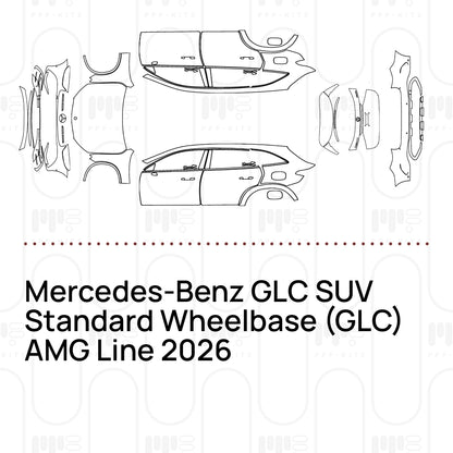 Pre-Cut PPF Mercedes-Benz GLC SUV Standard Wheelbase (GLC) AMG Line 2026