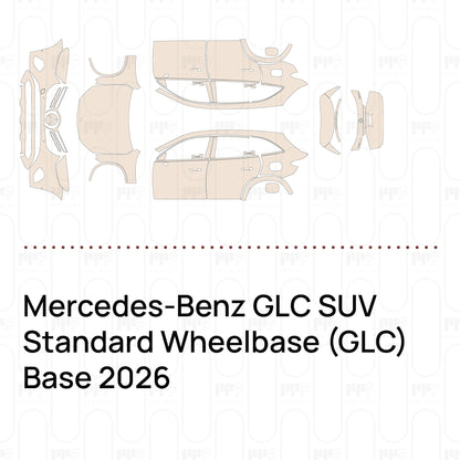 PPF precortado Mercedes-Benz GLC SUV Standard Wheelbase (GLC) Base 2026