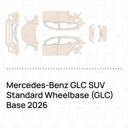 Pre-Cut PPF Mercedes-Benz GLC SUV Standard Wheelbase (GLC) Base 2026