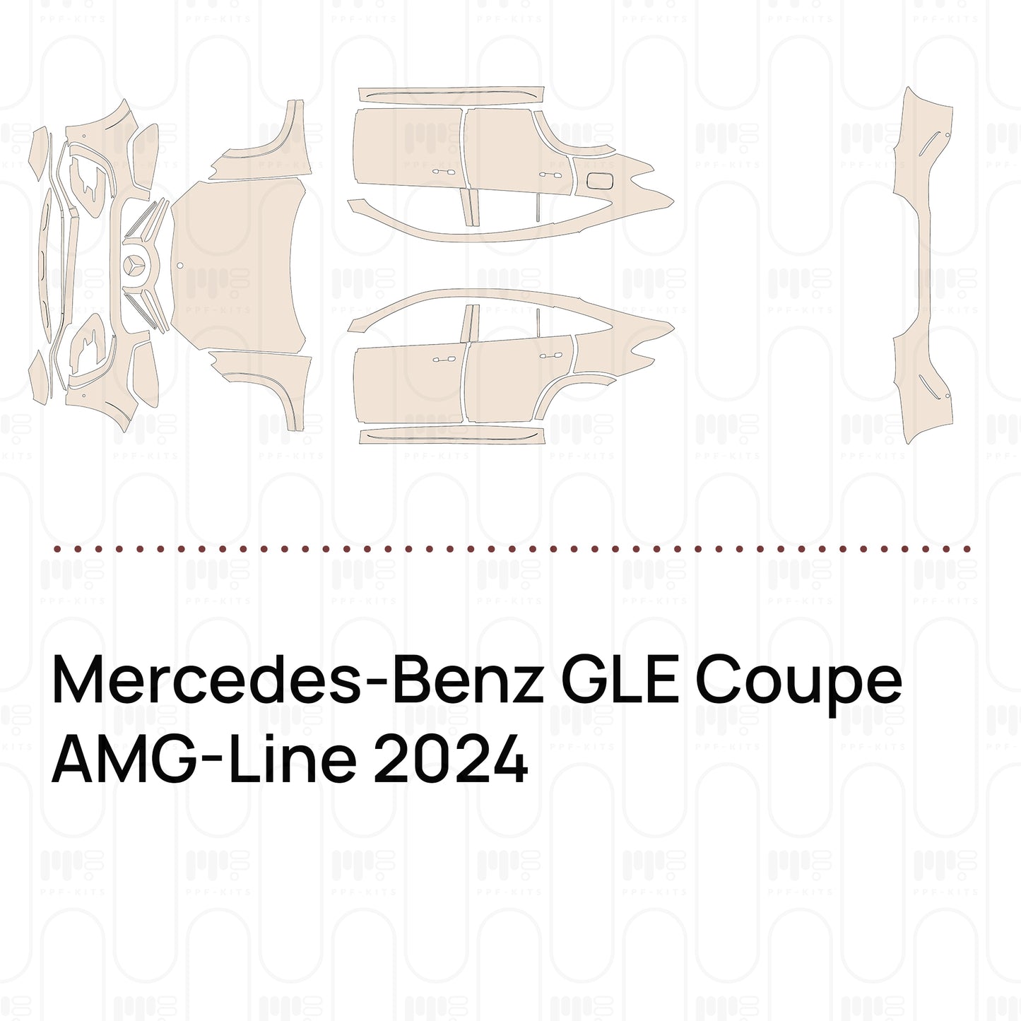 PPF precortado Mercedes-Benz GLE Coupe AMG-Line 2024
