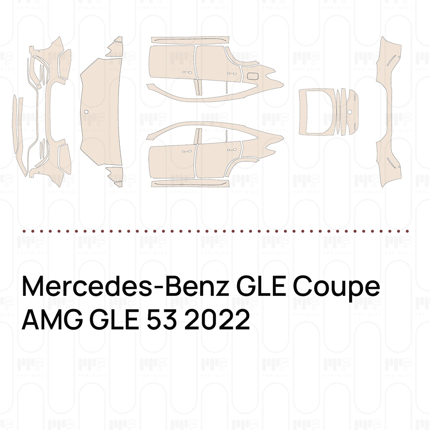 PPF precortado Mercedes-Benz GLE Coupe AMG GLE 53 2022