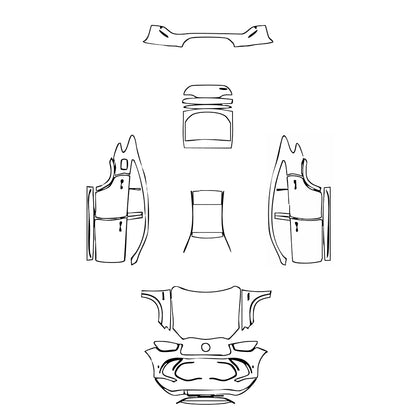 Pre-Cut PPF Mercedes-Benz GLE GLE Coupe AMG GLE 63 S 2022 - PPF-Kits