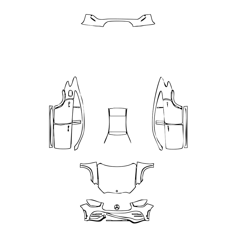 Pre-Cut PPF Mercedes-Benz GLE GLE Coupe AMG Line 2020 - PPF-Kits