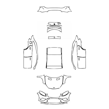 Pre-Cut PPF Mercedes-Benz GLE GLE Coupe Base 2015 - PPF-Kits