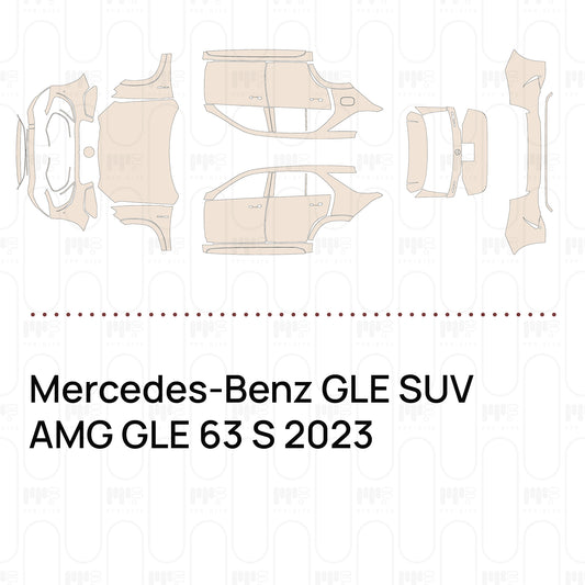 Pre-Cut PPF Mercedes-Benz GLE SUV AMG GLE 63 S 2023