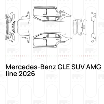 Pre-Cut PPF Mercedes-Benz GLE SUV AMG line 2026
