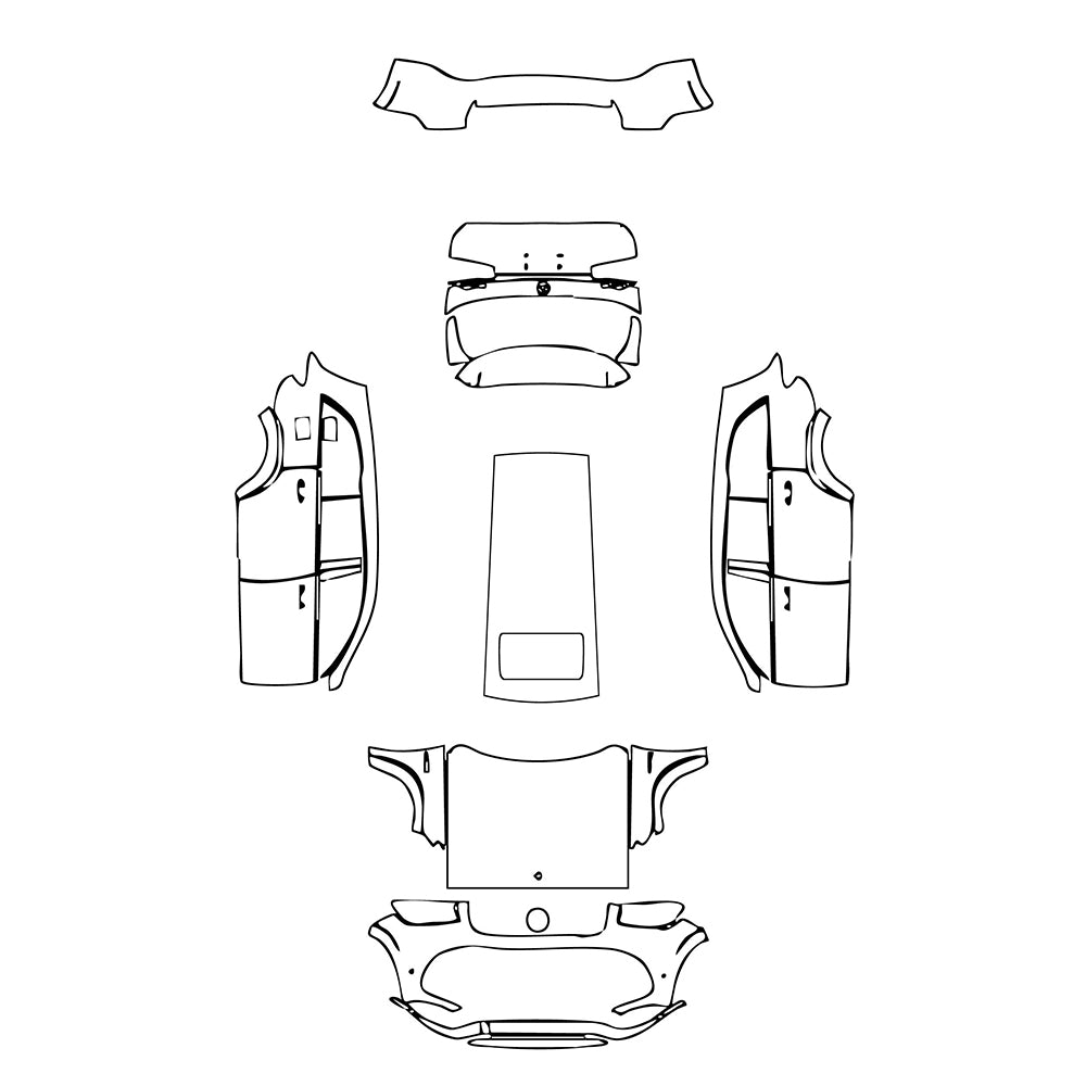 Pre-Cut PPF Mercedes-Benz GLS AMG GLS 63 2021 - PPF-Kits