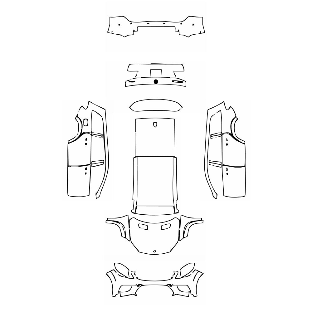 Pre-Cut PPF Mercedes-Benz GLS AMG Line 2017 - PPF-Kits