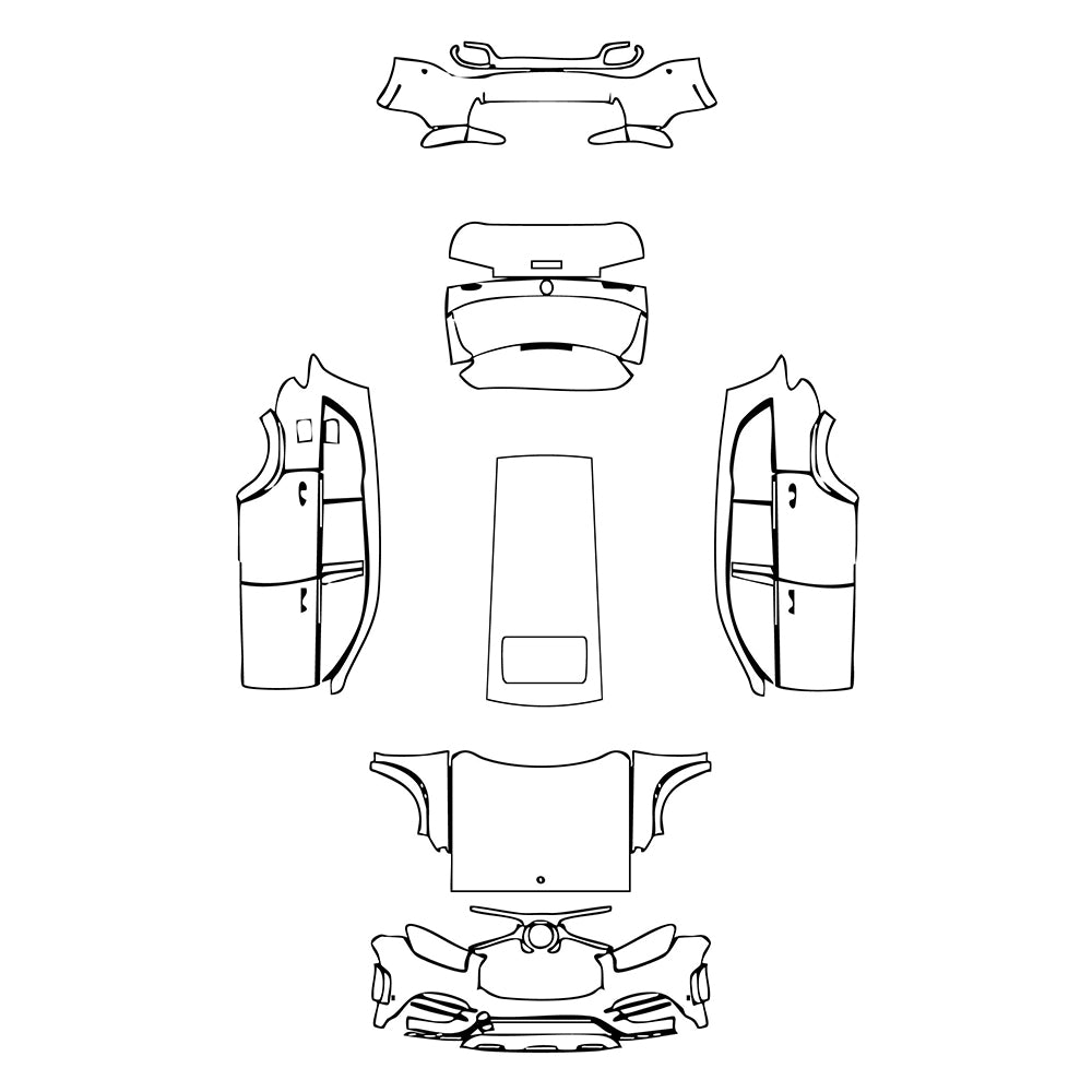 Pre-Cut PPF Mercedes-Benz GLS AMG Line 2020 - PPF-Kits