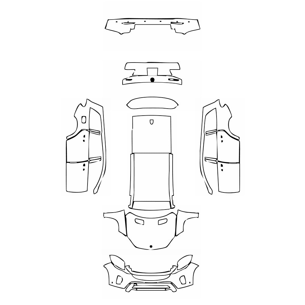 Pre-Cut PPF Mercedes-Benz GLS Base 2019 - PPF-Kits