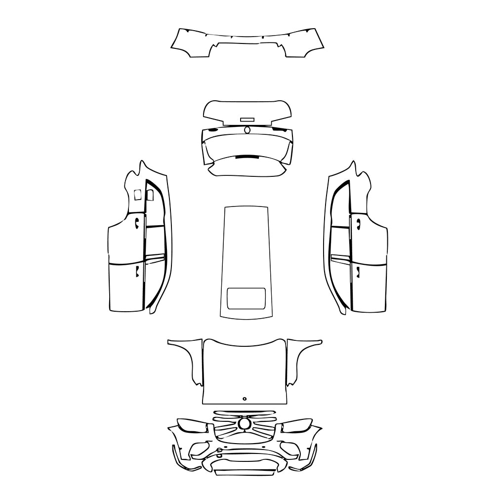 Pre-Cut PPF Mercedes-Benz GLS Base 2025 - PPF-Kits
