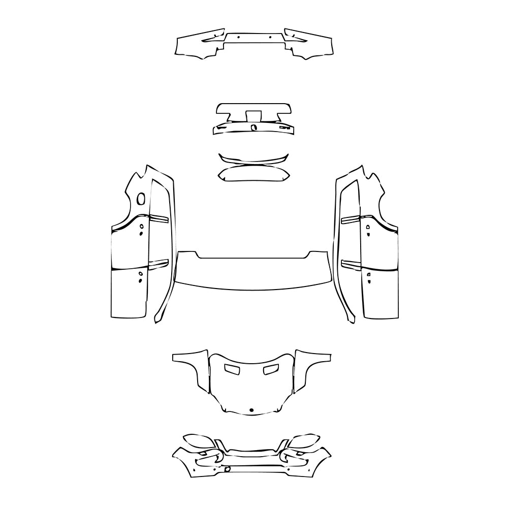 Pre-Cut PPF Mercedes-Benz GL Base 2015 - PPF-Kits