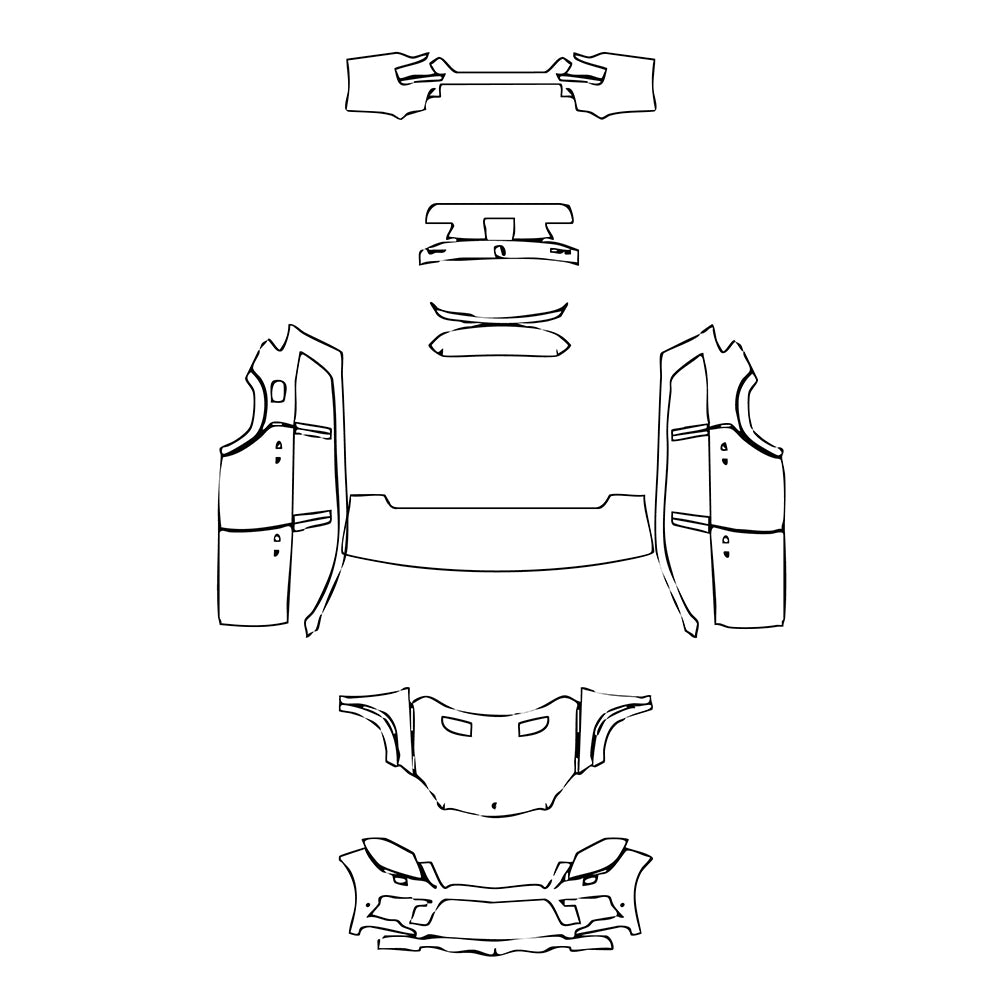 Pre-Cut PPF Mercedes-Benz GL Sport 2014 - PPF-Kits