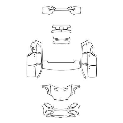 Pre-Cut PPF Mercedes-Benz GL Sport 2015 - PPF-Kits