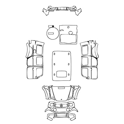 Pre-Cut PPF Mercedes-Benz G Class AMG G63 2019 - PPF-Kits