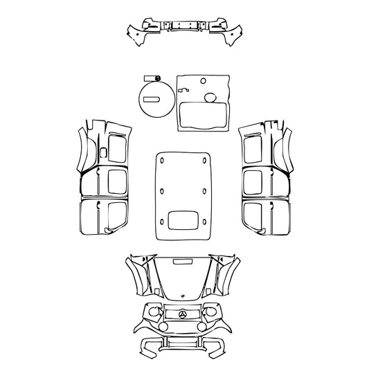 Pre-Cut PPF Mercedes-Benz G Class AMG G63 2020 - PPF-Kits