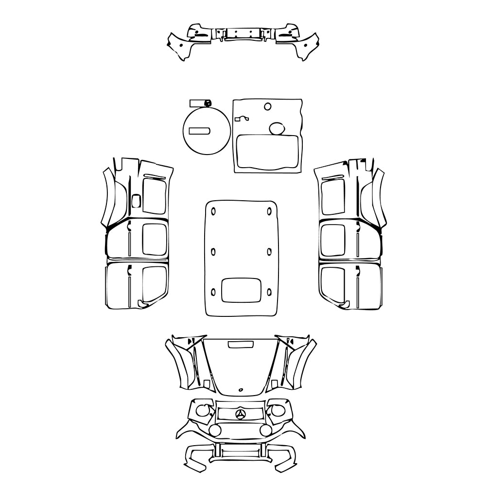 Pre-Cut PPF Mercedes-Benz G Class AMG G63 2023 - PPF-Kits