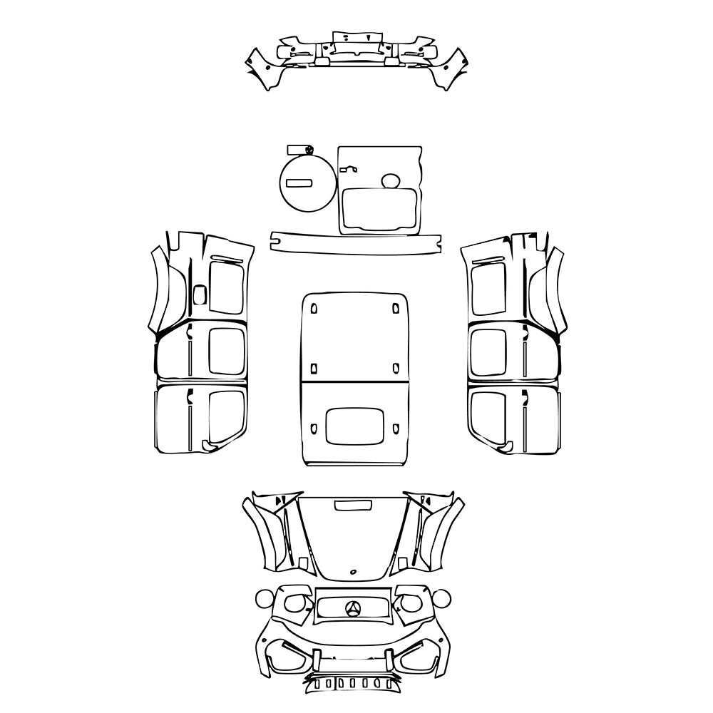 Pre-Cut PPF Mercedes-Benz G Class AMG G63 2025 - PPF-Kits