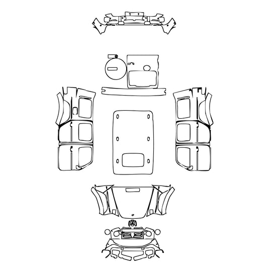 Pre-Cut PPF Mercedes-Benz G Class G450 Base 2025 - PPF-Kits