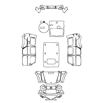 Pre-Cut PPF Mercedes-Benz G Class G500 2020 - PPF-Kits
