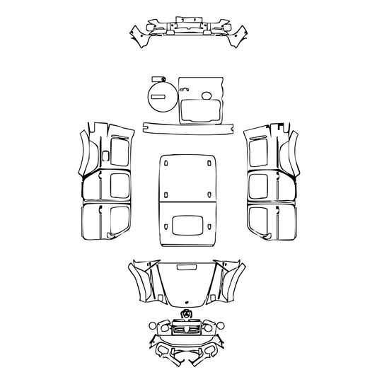 Pre-Cut PPF Mercedes-Benz G Class G500 AMG Line 2025 - PPF-Kits