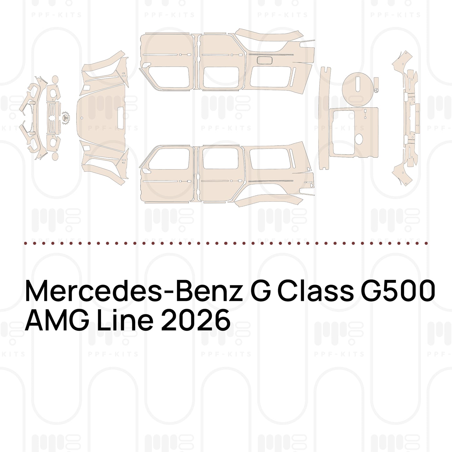 PPF precortado Mercedes-Benz G Class G500 AMG Line 2026