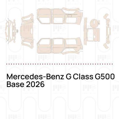 PPF precortado Mercedes-Benz G Class G500 Base 2026