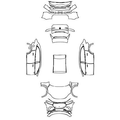 Pre-Cut PPF Mercedes-Benz MAYBACH EQS SUV 2025 - PPF-Kits