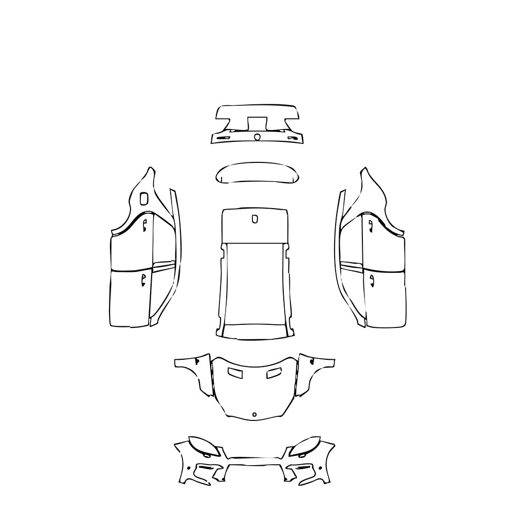 Pre-Cut PPF Mercedes-Benz ML 63 AMG 2015 - PPF-Kits