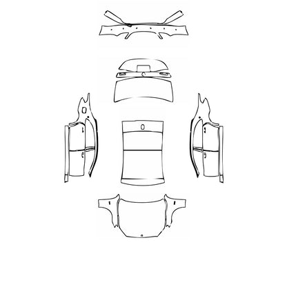 Pre-Cut PPF Mercedes-Benz Maybach S Class S680 2018 - PPF-Kits