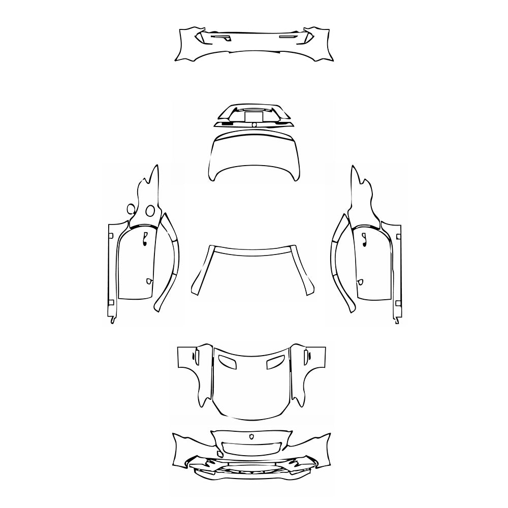 Pre-Cut PPF Mercedes-Benz SLC AMG 43 2018 - PPF-Kits