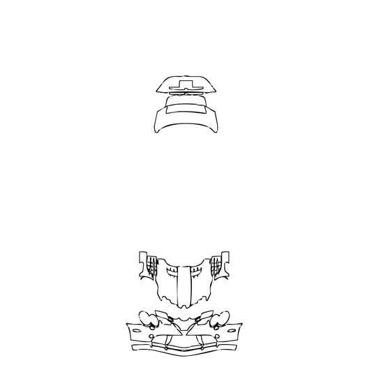Pre-Cut PPF Mercedes-Benz SLR SLR McLaren 2007 - PPF-Kits