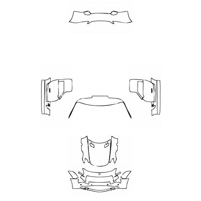 Pre-Cut PPF Mercedes-Benz SLS Coupe 2012 - PPF-Kits