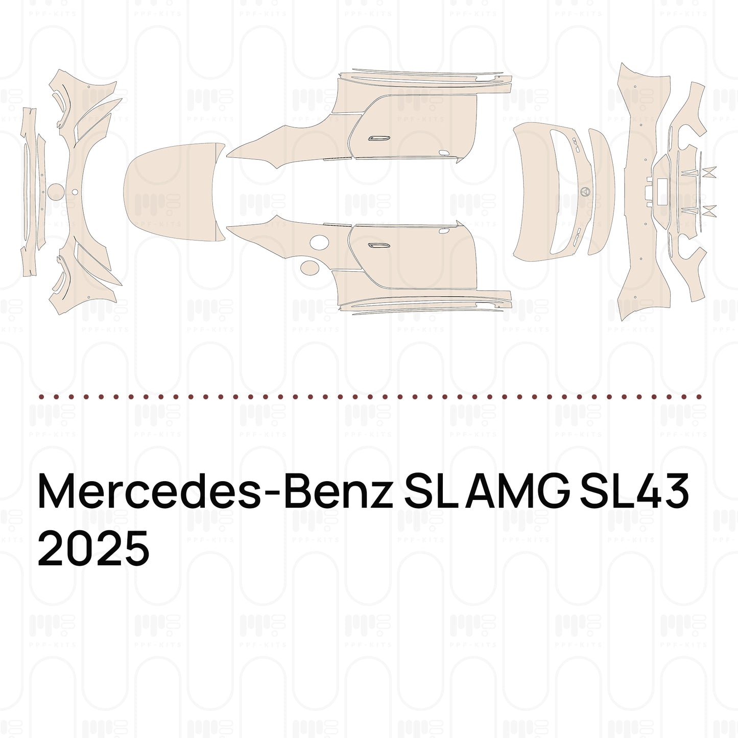 Pre-Cut PPF Mercedes-Benz SL AMG SL43 2025
