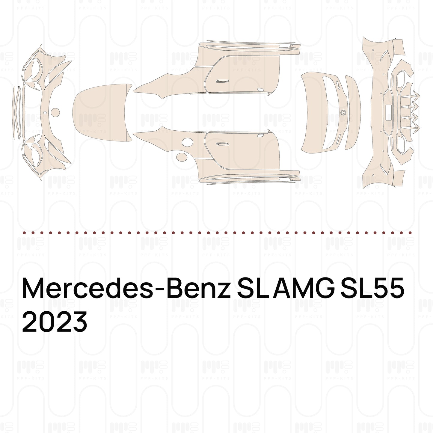 PPF precortado Mercedes-Benz SL AMG SL55 2023