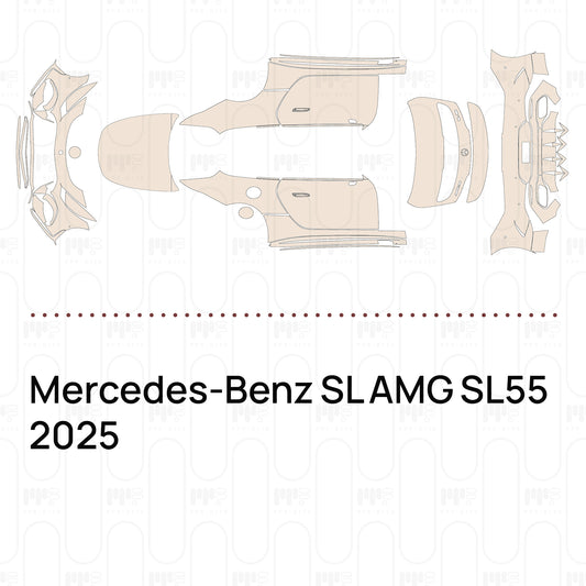 Pre-Cut PPF Mercedes-Benz SL AMG SL55 2025