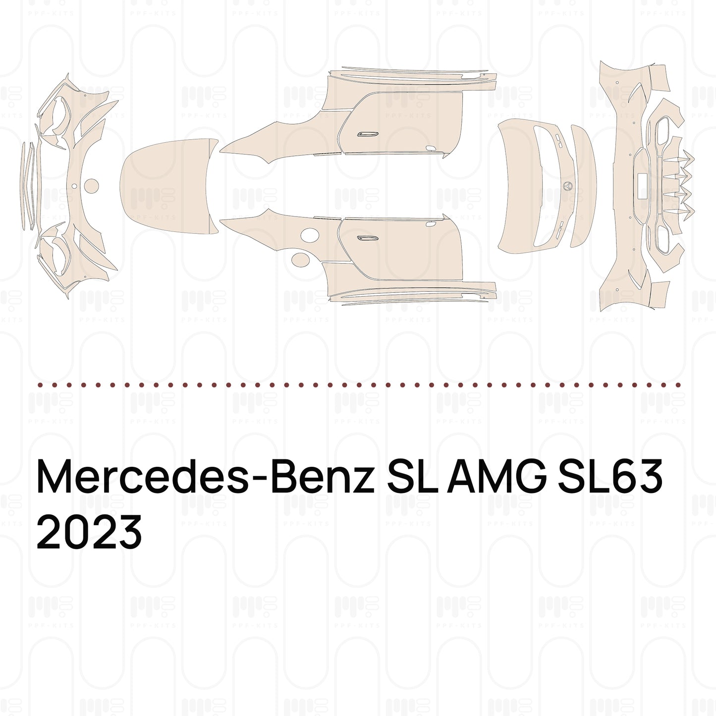 PPF precortado Mercedes-Benz SL AMG SL63 2023