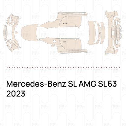 PPF precortado Mercedes-Benz SL AMG SL63 2023
