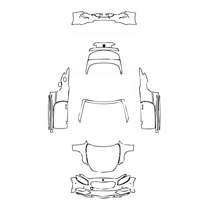 Pre-Cut PPF Mercedes-Benz S Class Cabriolet Base 2017 - PPF-Kits