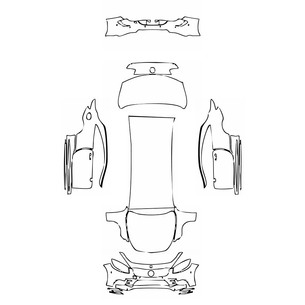 Pre-Cut PPF Mercedes-Benz S Class Coupe AMG Line 2019 - PPF-Kits