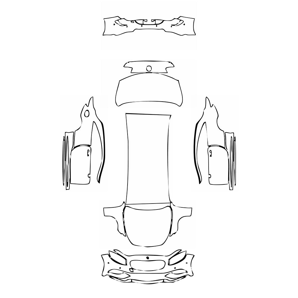Pre-Cut PPF Mercedes-Benz S Class Coupe Base 2016 - PPF-Kits