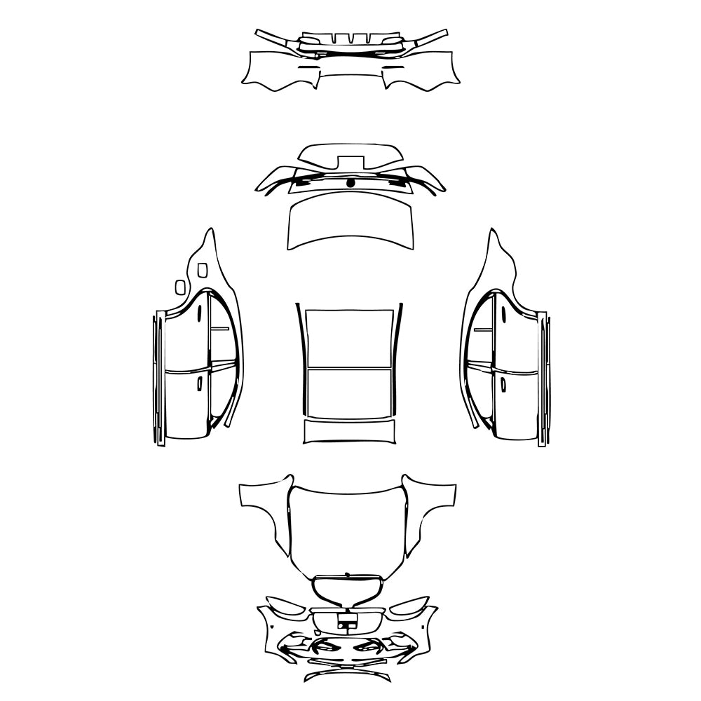 Pre-Cut PPF Mercedes-Benz S Class Sedan AMG Line Extended Wheelbase 2021 - PPF-Kits